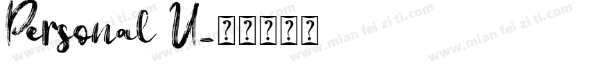 Personal U字体转换